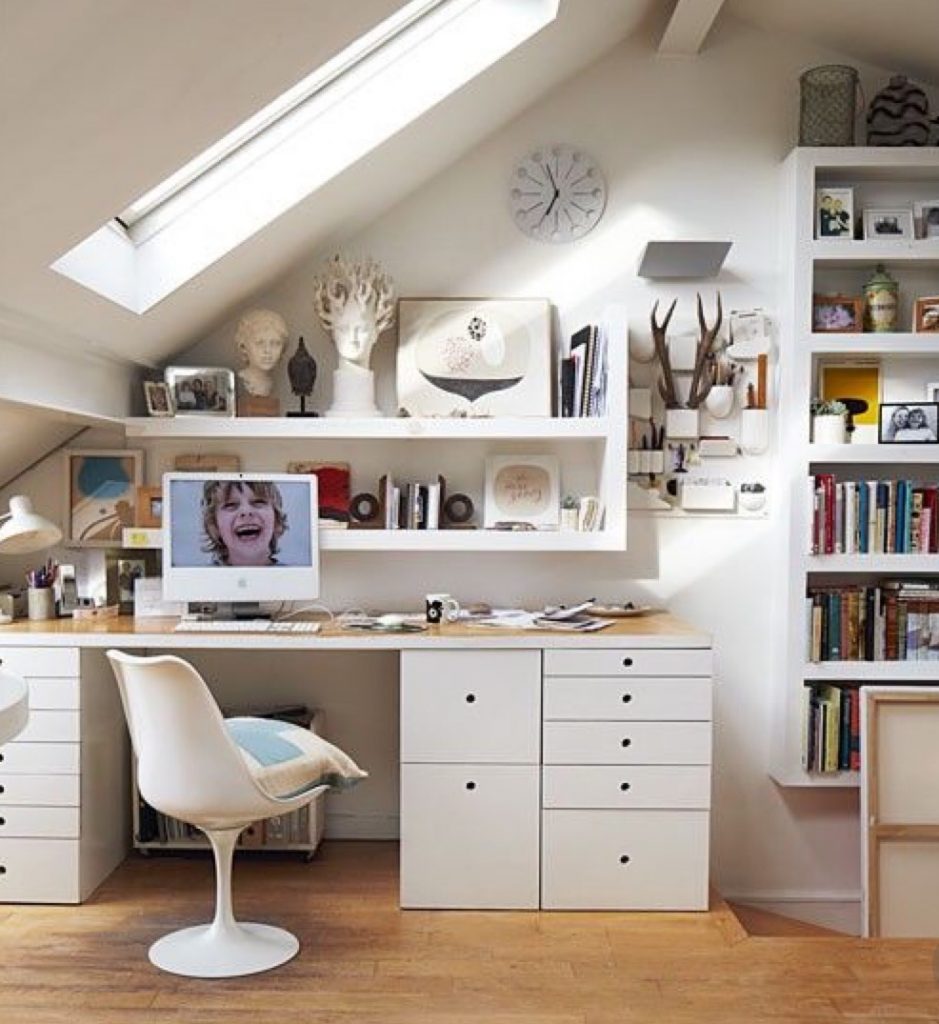 An image showing a well organise office loft conversion layout