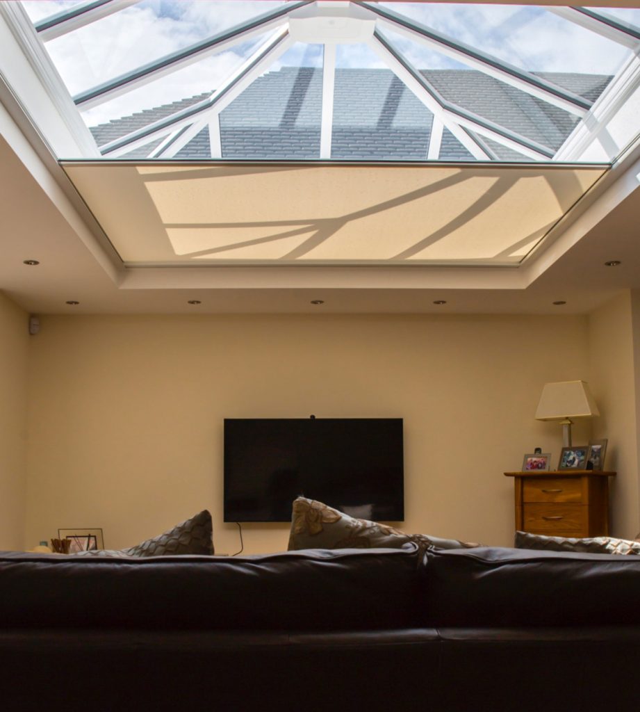 Skylight window roof lantern blinds