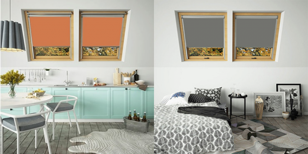 Skylight Blinds in different rooms