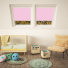 Baby Pink Wf Keylite Skylight Blinds