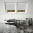 Chevron Grey Wf Keylite Skylight Blinds