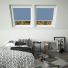 Dusky Blue Wf Keylite Skylight Blinds