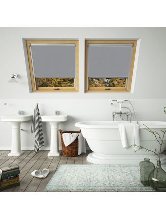 Shower Proof Grey Sp Dakea Skylight Blinds
