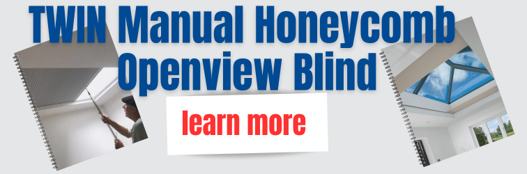 Twin Honeycomb openview manual blind: find out more