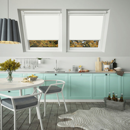 Bright White Wf Keylite Skylight Blinds
