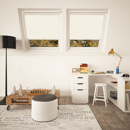 Delicate Cream Wf Keylite Skylight Blinds