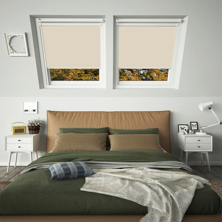 Gentle Beige Wf Keylite Skylight Blinds