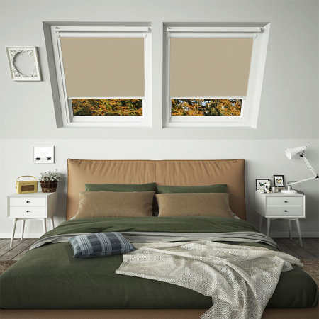 Hessian Wf Keylite Skylight Blinds