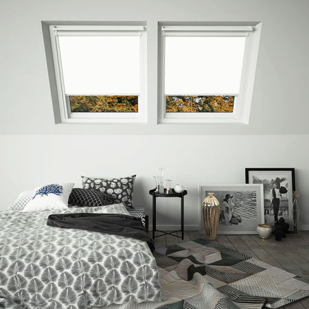 Ice White Wf Keylite Skylight Blinds