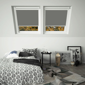 Charcoal Grey Wf Keylite Skylight Blinds