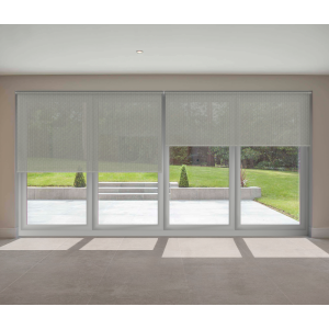 Light Grey Screen Bifold Door Blinds