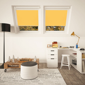 Sunflower Yellow Wf Keylite Skylight Blinds
