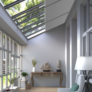 White Conservatory Roof Blind Eight