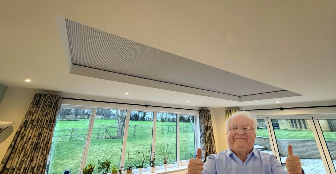 Case Study: Mr Randall Reclaims His Living Space with a Motorised Roof Lantern Blind