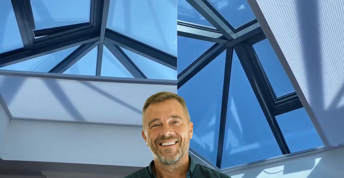Case Study: Electric Honeycomb Openview Roof Lantern Blind (Antiglare Fabric)
